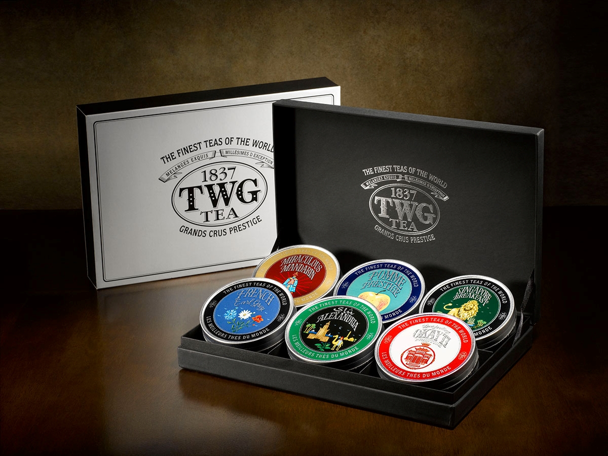 Trà TWG Tea - World Voyage New Year's Tea Set (6 Carviar x 50g) | Set Trà
