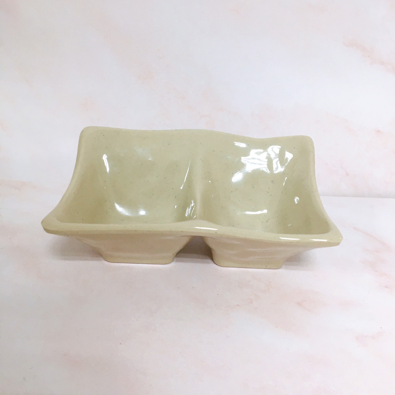 Đĩa Chấm SUPERWARE Nhựa Phíp 100% Melamine Nâu Đá - Stone