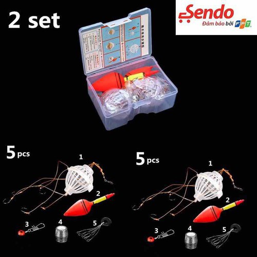 Bộ 2 Lưỡi Câu Bom Mè