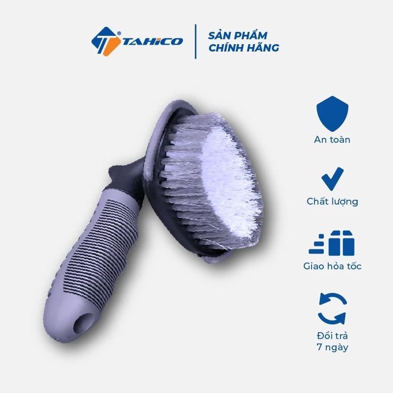 Bàn Chải Cọ Lốp Xe Ô Tô Chuyên Dùng Quét Sạch Bụi Bẩn Bám Ở Những Nơi Khó Vệ Sinh | TAHICO