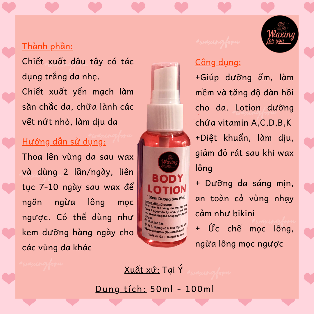 Combo dưỡng da trước và sau wax Jaxwax