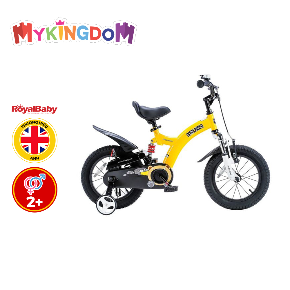 Xe Đạp Trẻ Em RoyalBaby Flying Bear 12", Màu Vàng, Bé Từ 3-4 Tuổi RB12B-9/YELLOW