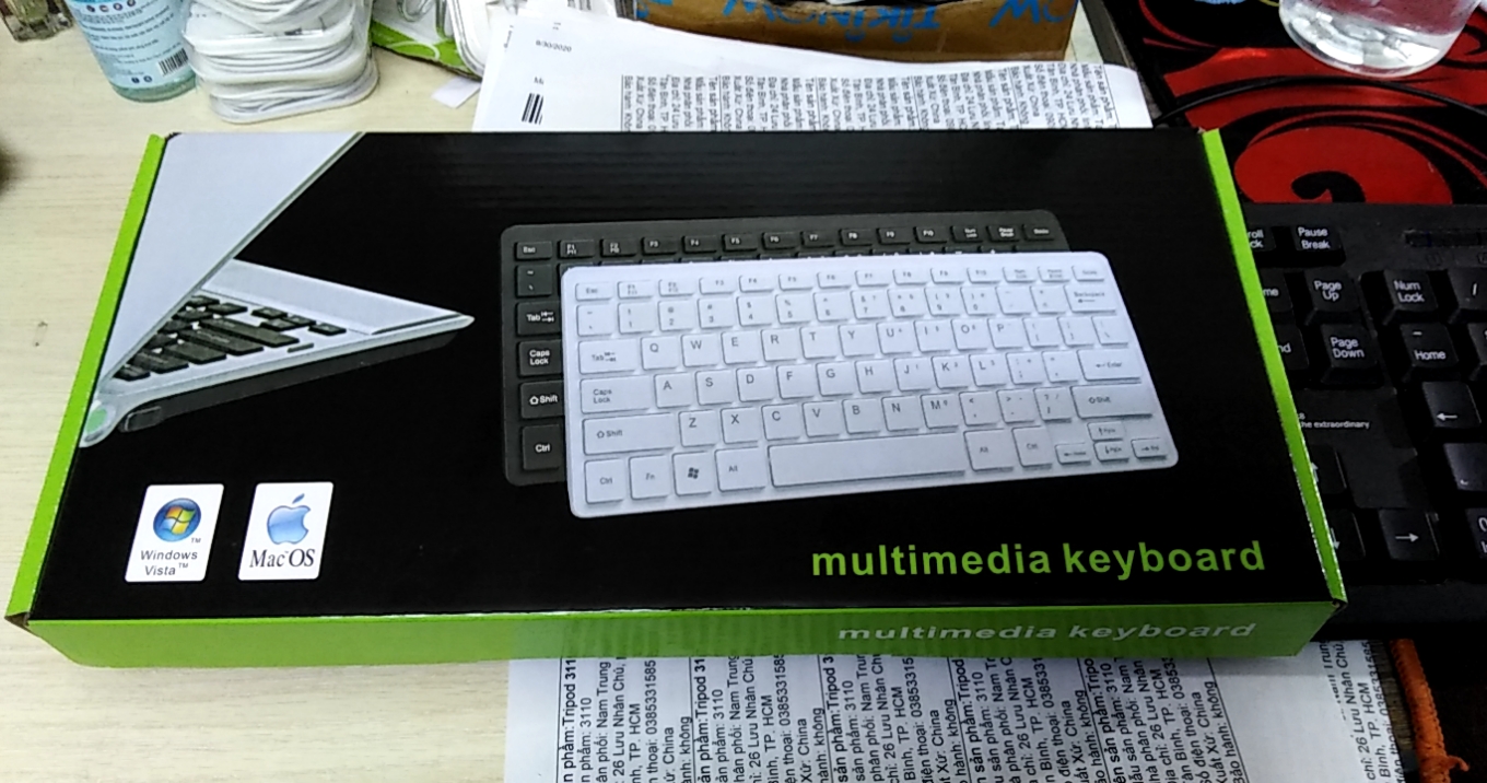 [HCM]BÀN PHÍM USB MINI K1000/ 868