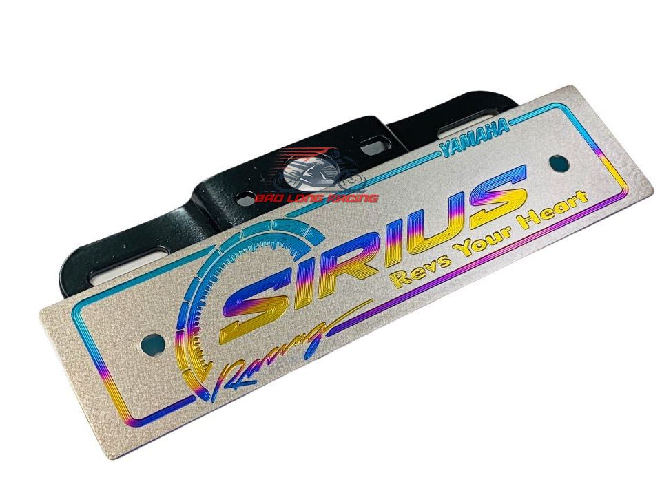 Bảng tên TITANIUM điện phân dành cho Sirius (100% TITAN)