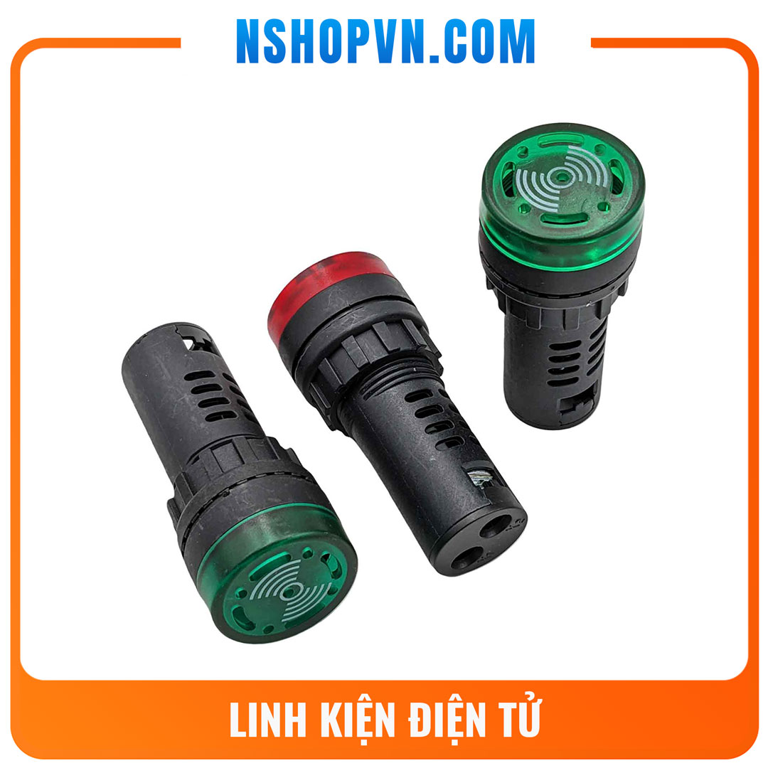 Đèn báo có còi AD16-22SM