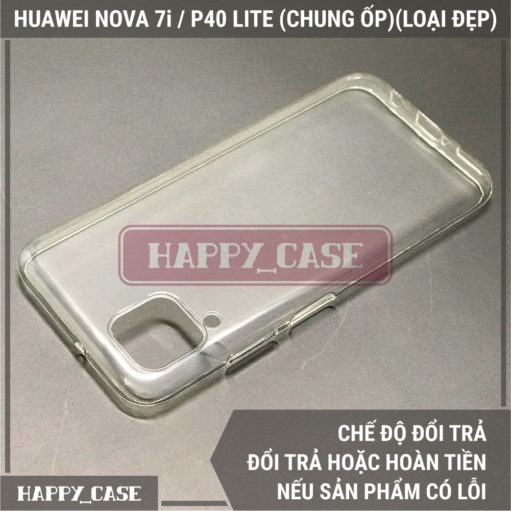 Ốp Lưng Điện Thoại HUAWEI NOVA 7I / P40 LITE (CHUNG ỐP)(LOẠI ĐẸP) Thin Transparent Silicon