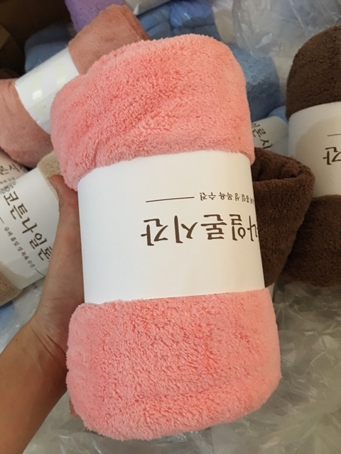Khăn Lông Hàn Quốc chất lông cừu Cao Cấp size 35*75 (KHĂN T8)