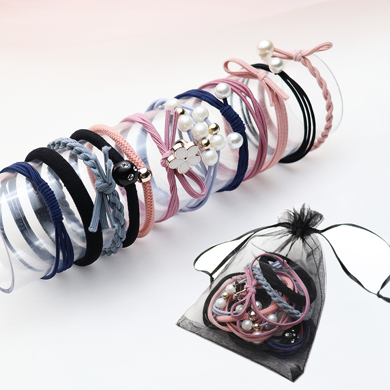 [HCM]Combo 12 Dây cột tóc Mềm CAO CẤP không mùi - NHShop
