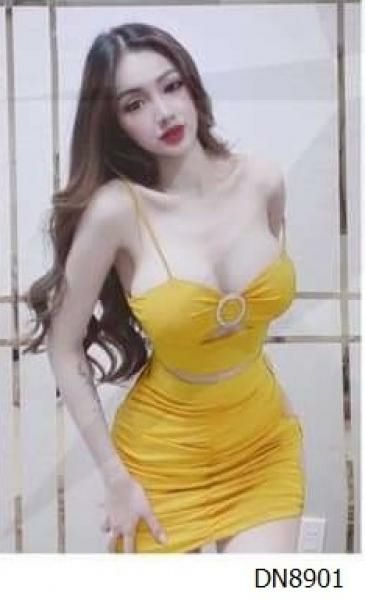 Đầm body khoét hông hở eo sexy
