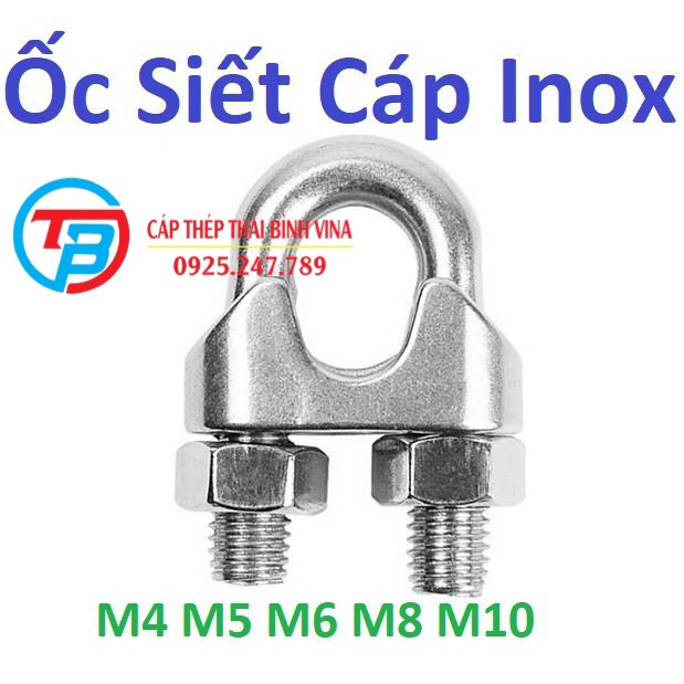 Ốc siết cáp inox 304 capthepgiasi