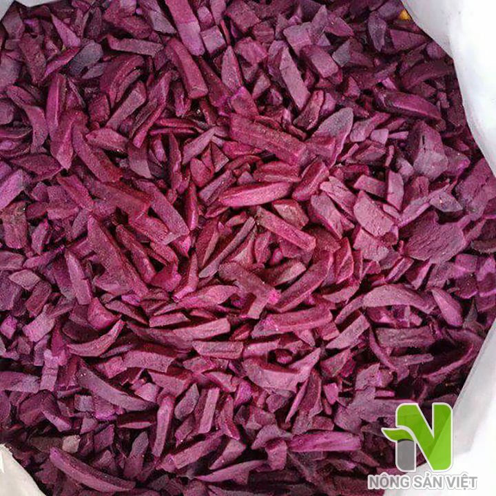 500gr Khoai Lang Tím sấy giòn (vụn )