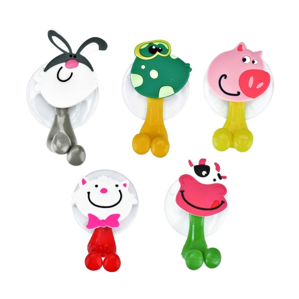 Set 3 Móc Treo Bàn Chải Đế Hút Chân Không