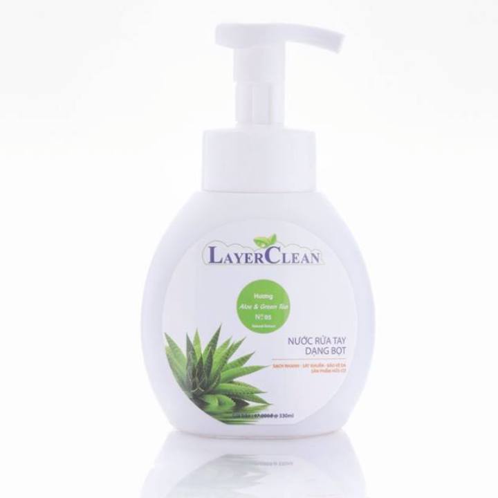 [HCM]Nước rửa tay hữu cơ dạng bọt Layer Clean