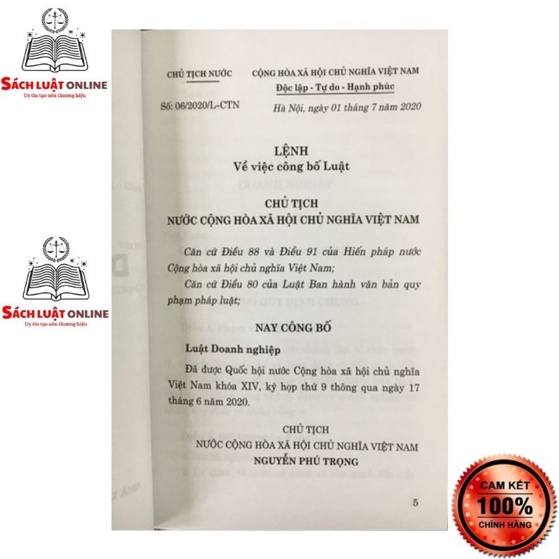 Sách - Luật Doanh nghiệp (Hiện hành) (NXB Chính trị quốc gia Sự thật)
