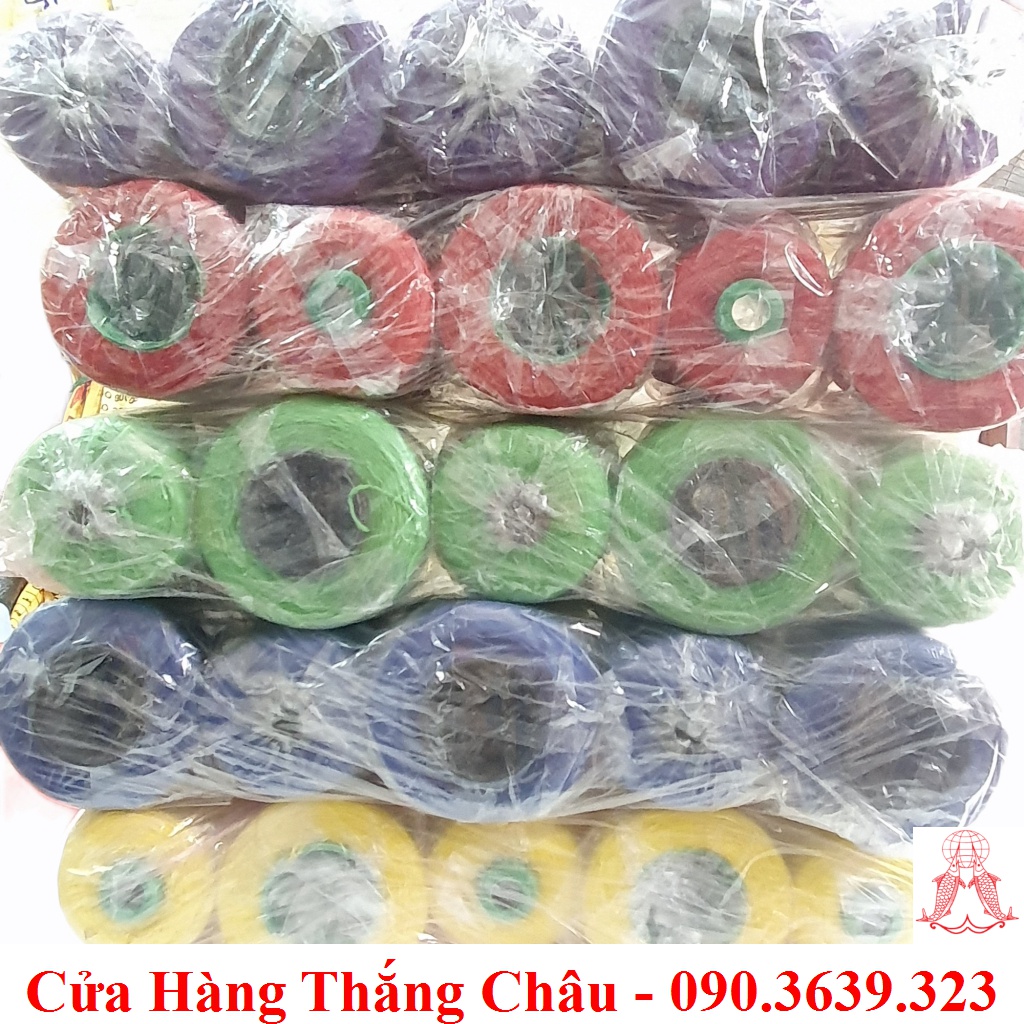 Chỉ May Bao PE (Nhiều Màu) - 1 Cuộn Chỉ May (Bao Gạo, Bao Đường, Bao Xi Măng,...)