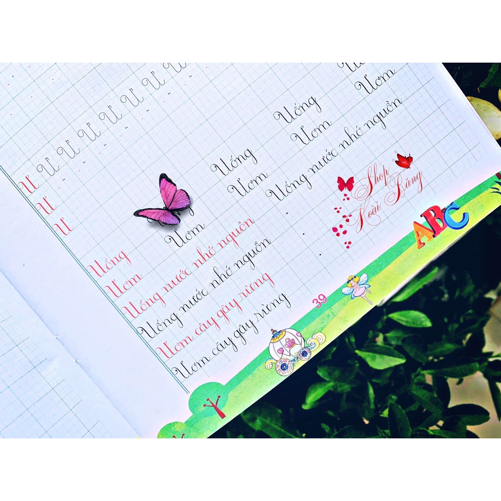 Vở hạ cỡ chữ tập viết cỡ nhỏ
