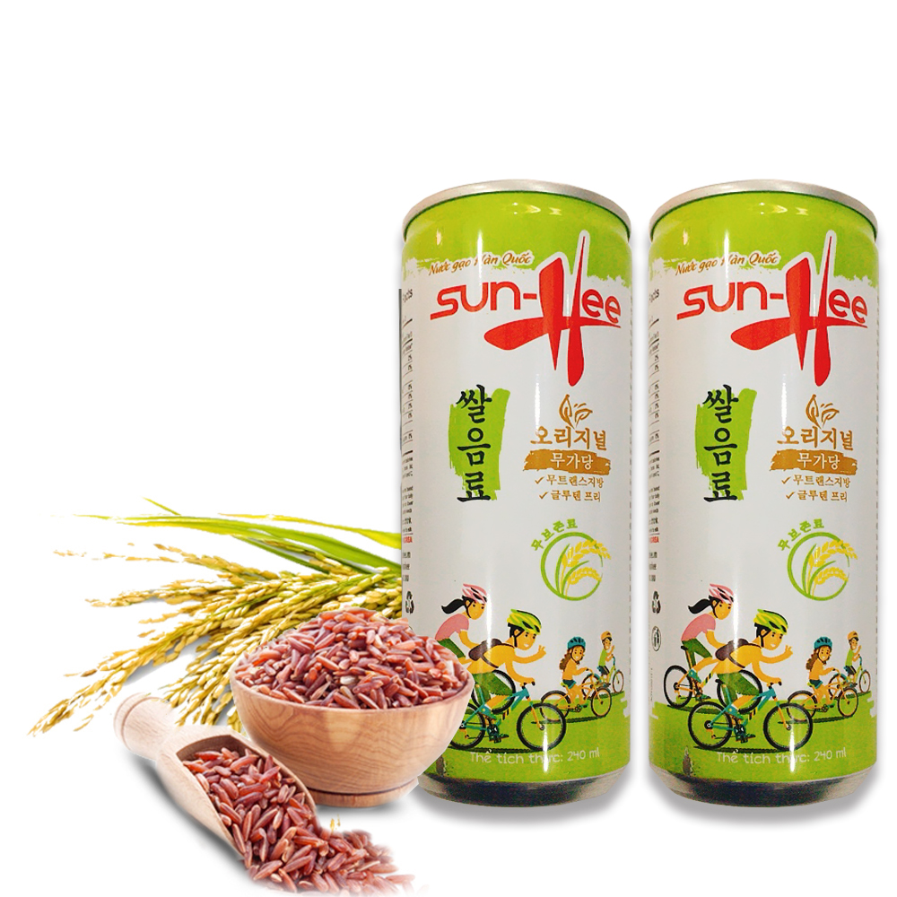 [ THẬT THƠM VÀ NGON ] Combo 2 lon x 240ml Nước Gạo Hàn Quốc Sun-Hee, (Date:06 tháng)-[ 12.12 Hot Deals ]