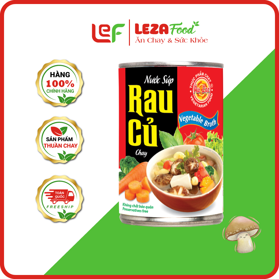 Nước súp rau củ chay âu lạc 400ml