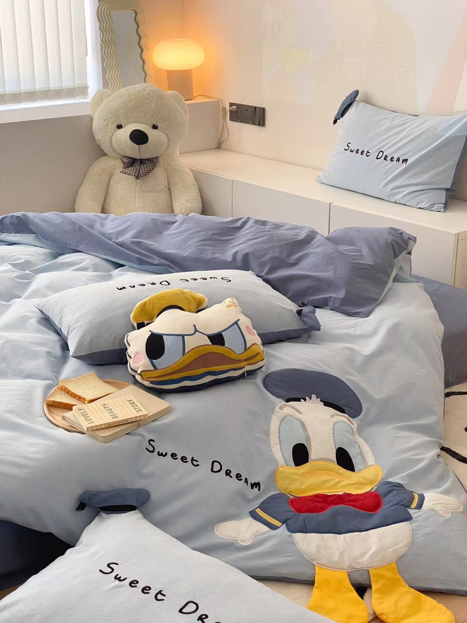 Bộ Chăn ga gối cotton line DISNEY