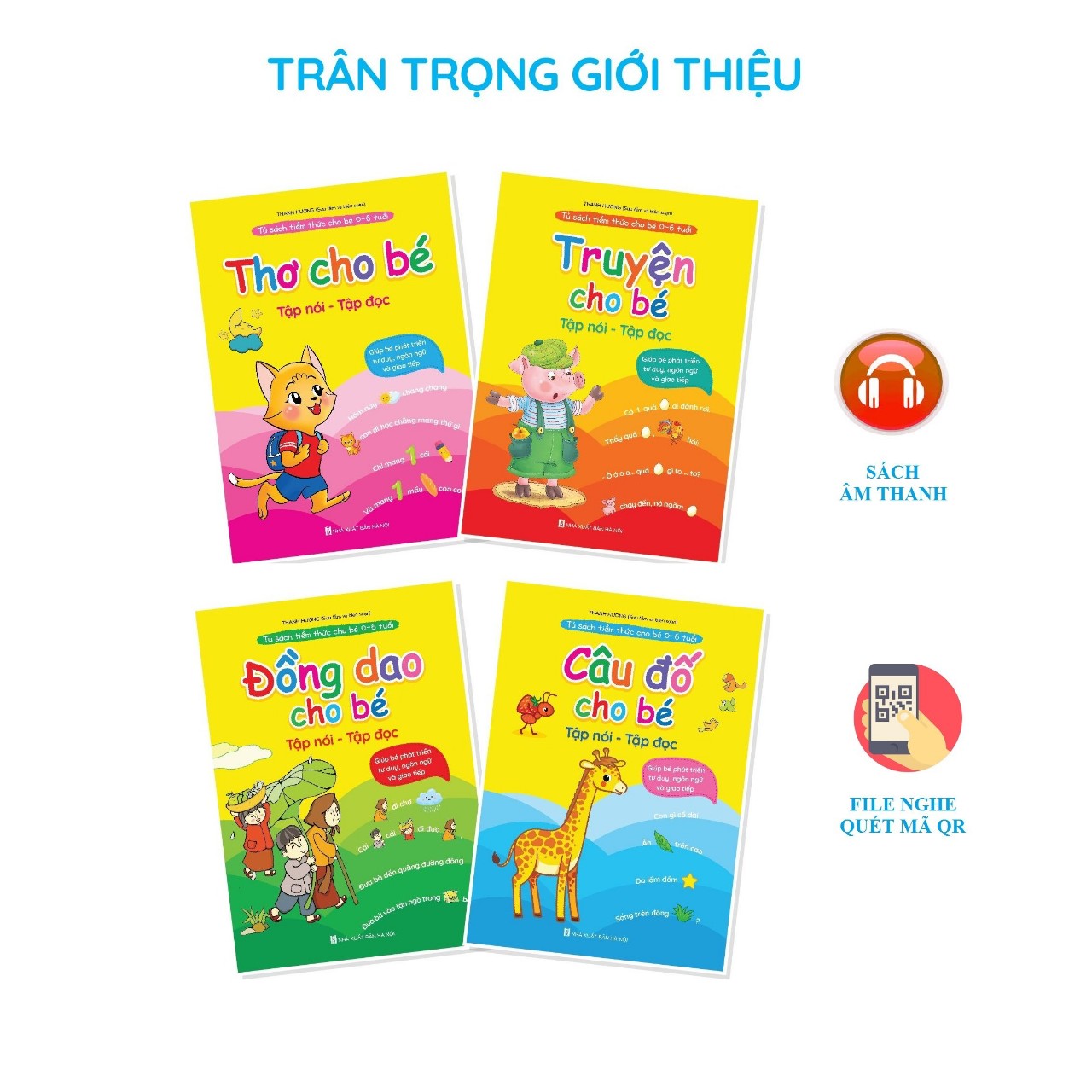 Combo 4 Món Đồ Chơi Đồng Dao Thơ Truyen Câu Đố