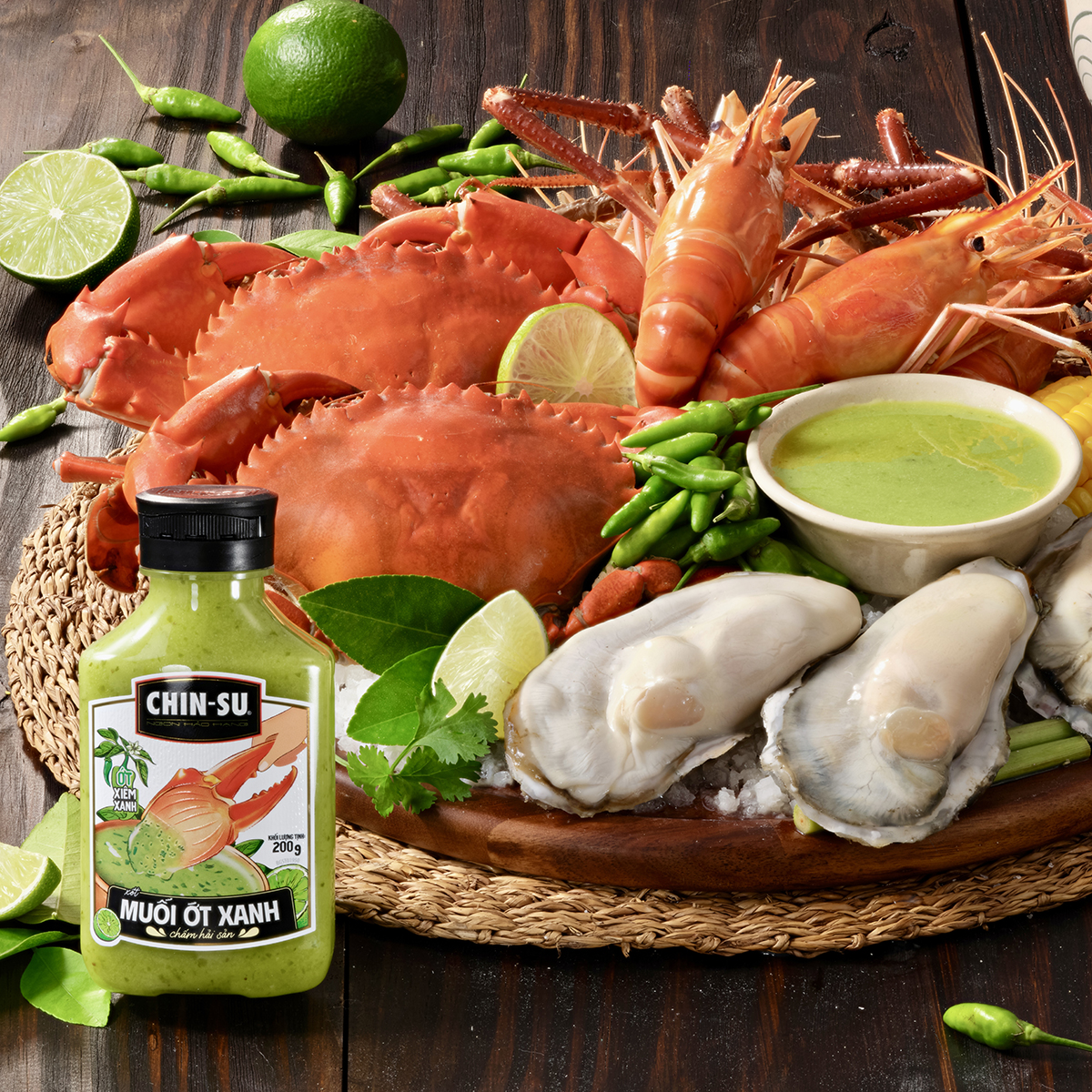 Combo 4 Xốt Muối Ớt Xanh (Cùng Vị)