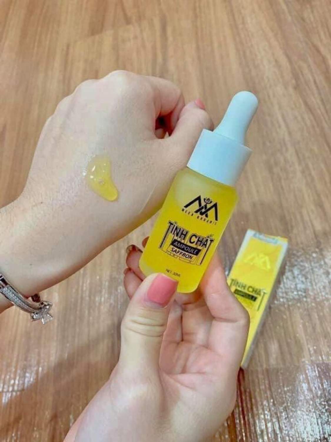 [HCM]Serum Tinh Chất Cá Hồi Ampoule safron