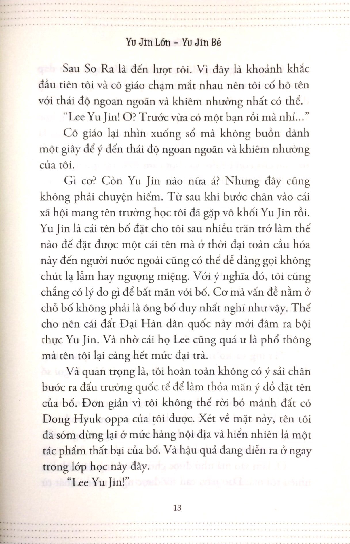 Fahasa - Yu Jin Lớn Yu Jin Bé