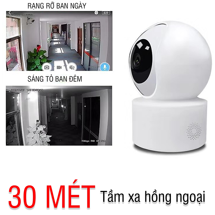 CAMERA WIFI IP CARECAM YH200 2.0 ( QUAY 360 ĐỘ )- MÃ MỚI CC2020