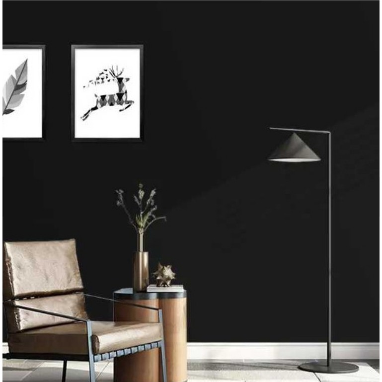 Cuộn 5m giấy dán tường ĐEN NHÁM khổ rộng 45cm
