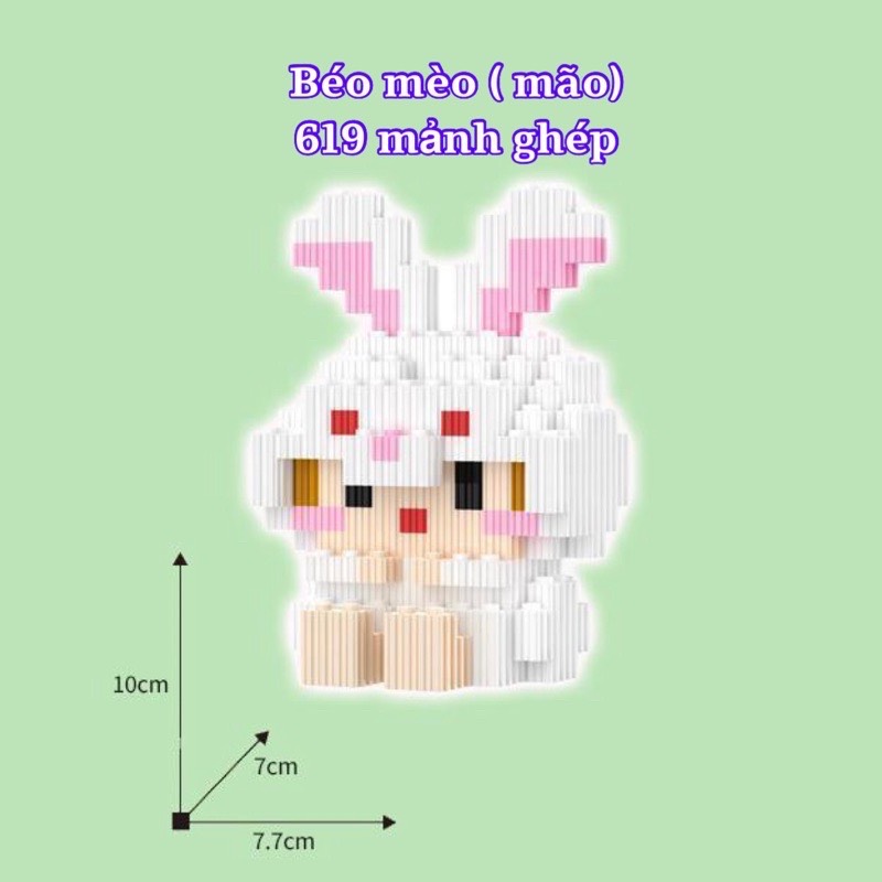 Mô hình lắp ráp lego 12 con giáp chọn mẫu