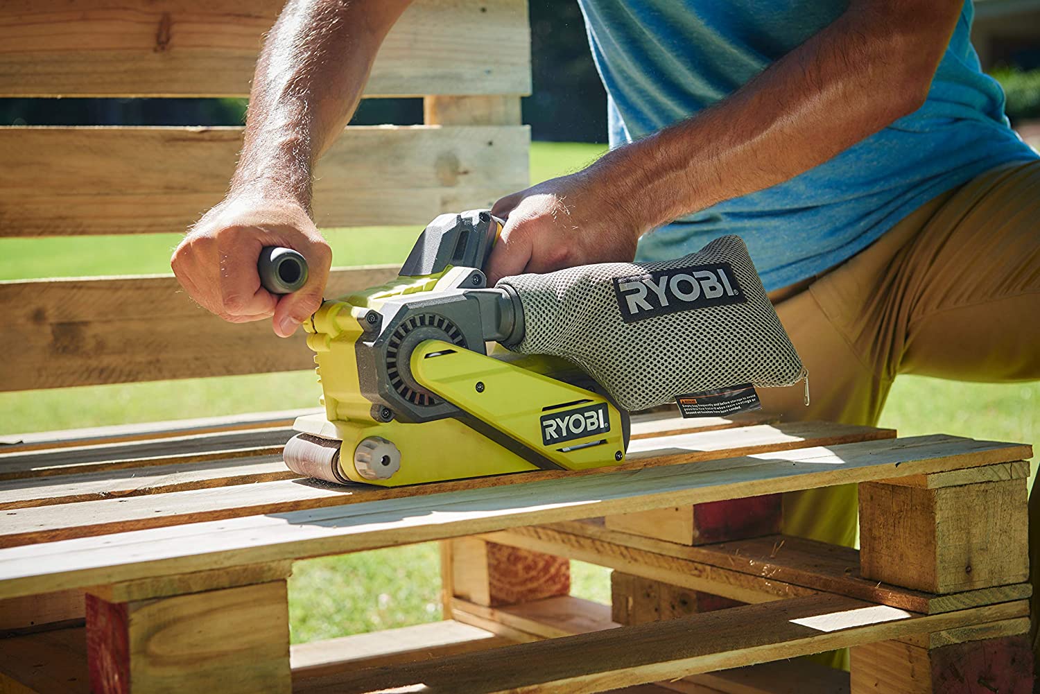 MÁY CHÀ NHÁM RYOBI R18BS-0