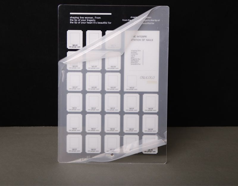Mica Nail Sample Display Frame