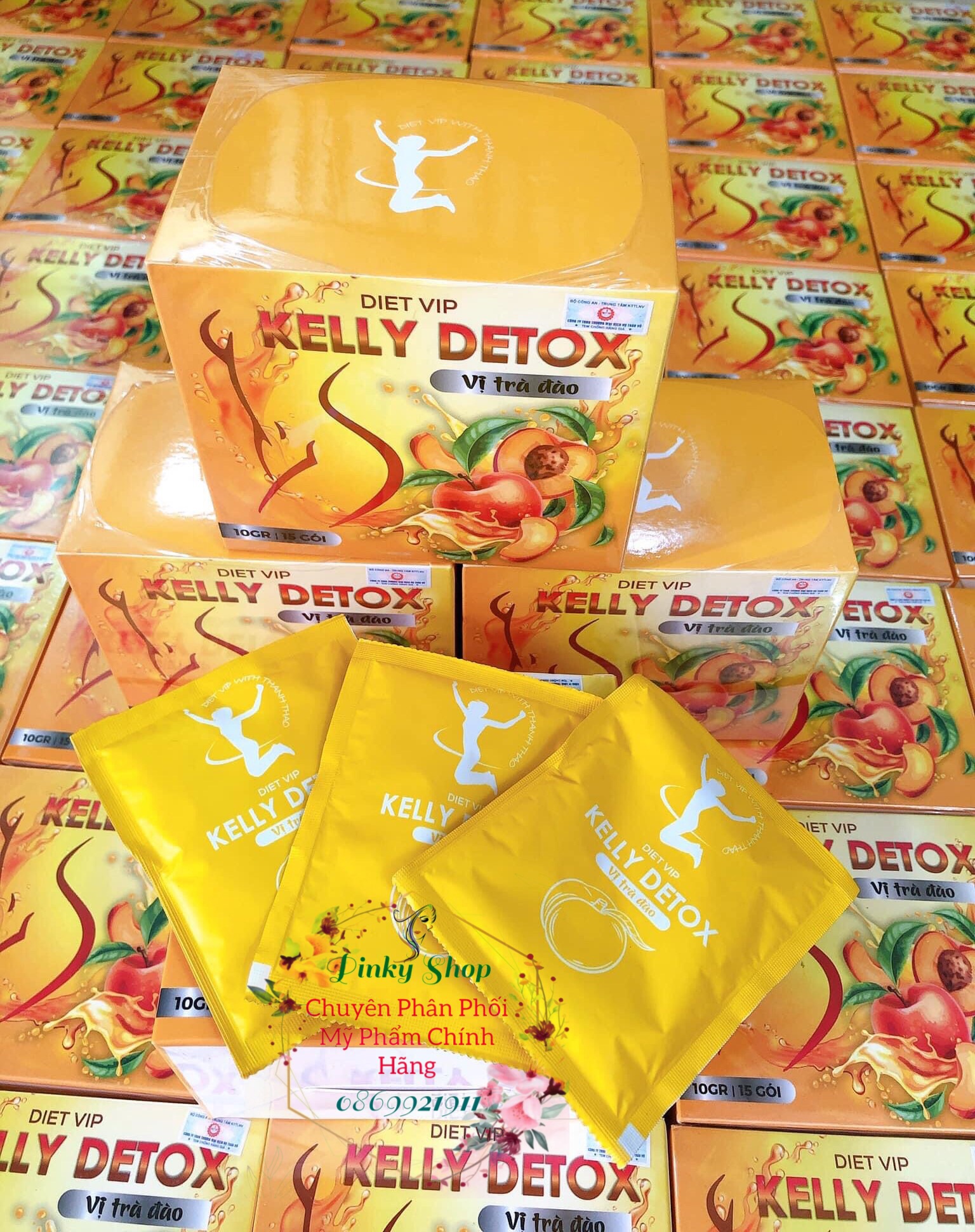 Trà Đào Kelly Detox (15 gói)