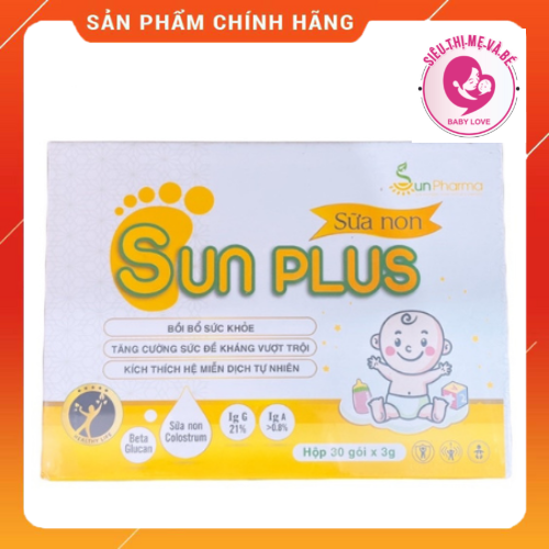 [HCM] colostrum Sunplus-health supplement rose resistant tempered for Baby Love Box 30 package