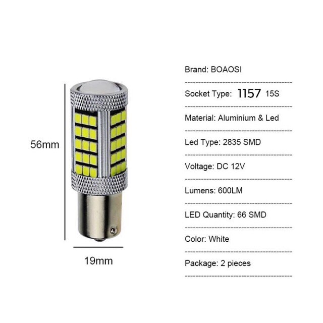 Đèn phanh, Stop NHẤP NHÁY F1 ( 66 tim )