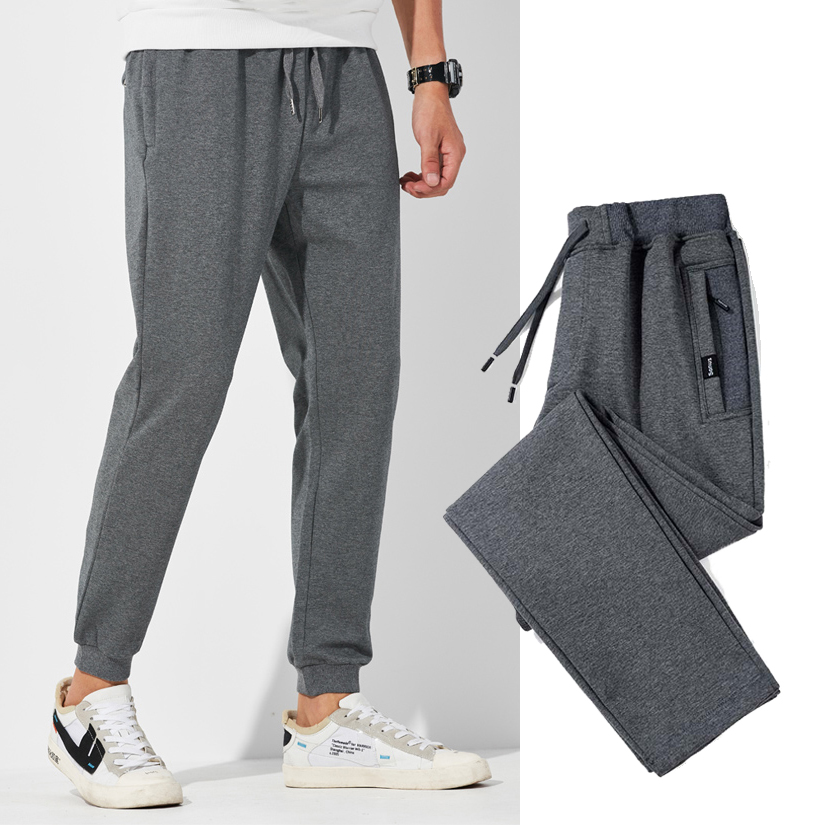 [ Hoàn Tiền 15% ] Quần Jogger Thể Thao Nam Cạp Chun Bo Ống Trơn Màu Phối Chữ Nhỏ Viền Túi Dáng Basic Phong Cách Trẻ Trung Cá Tính Thời Trang C-Chat MEN QUAN 067