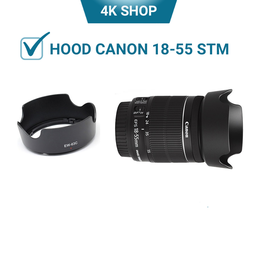 Hood 18-55STM Loa che nắng EW-63