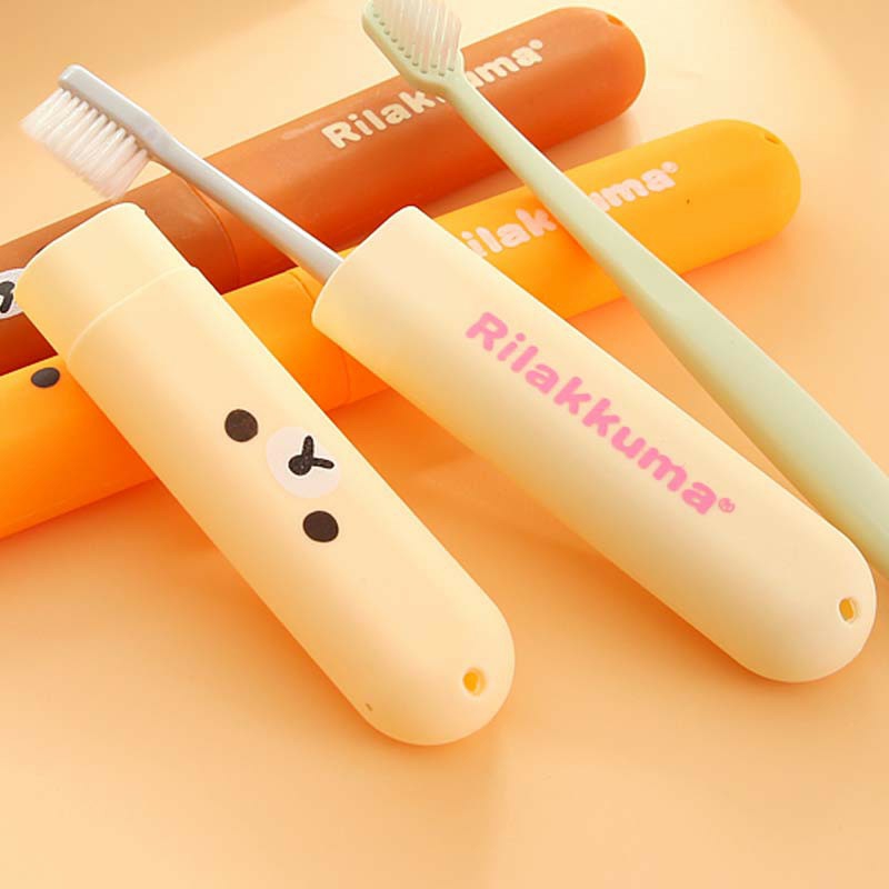 Hộp Đựng Bàn Chải Đánh Răng Du Lịch Gấu Rilakkuma