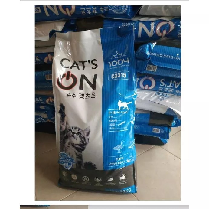 Hạt Cho Mèo Cat's On BAO XÁ 20kg (Hàn Quốc) - [Nông Trại Thú Cưng]