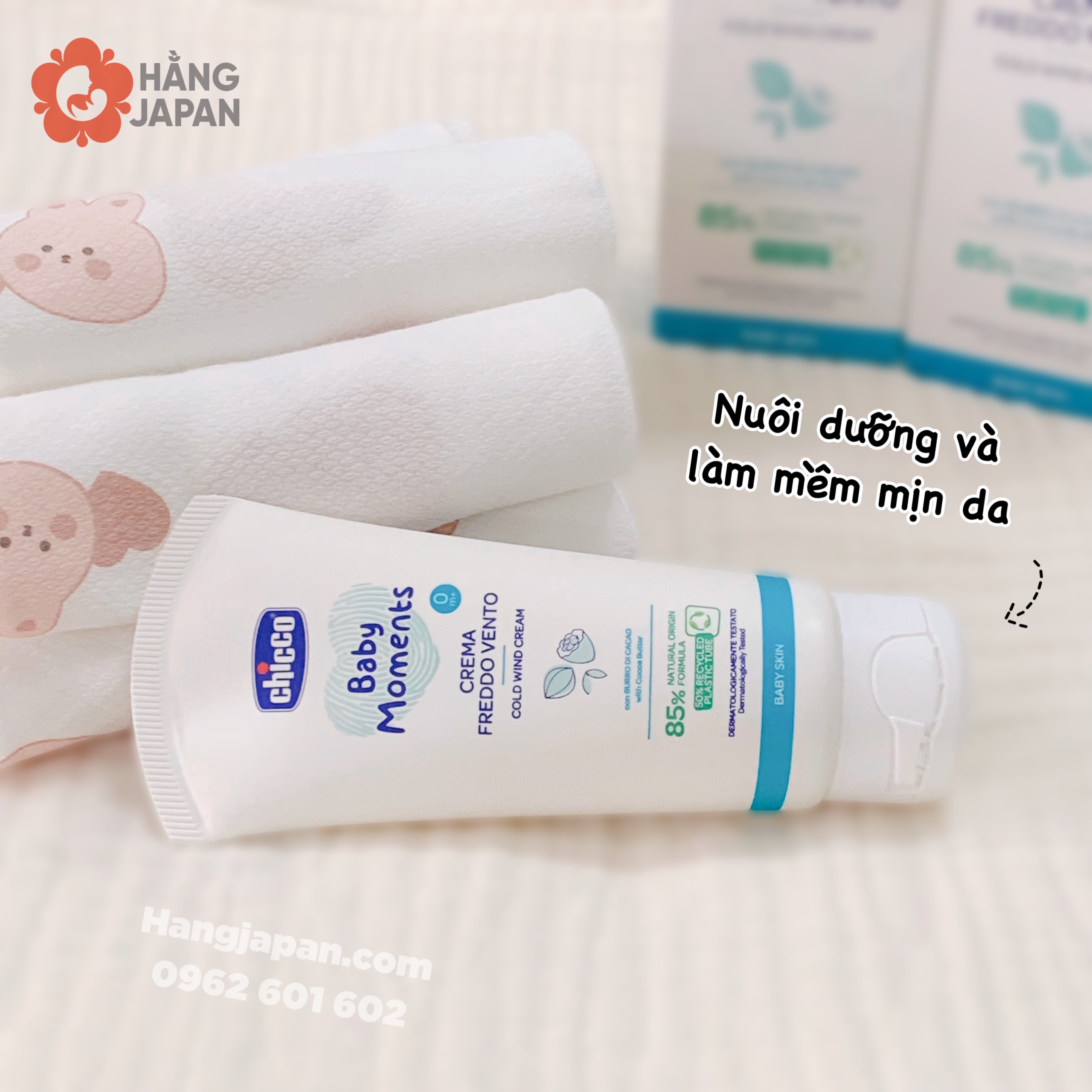 Kem trị hăm 3 tác động Chicco 100ml mẫu mới - Hàng Ý