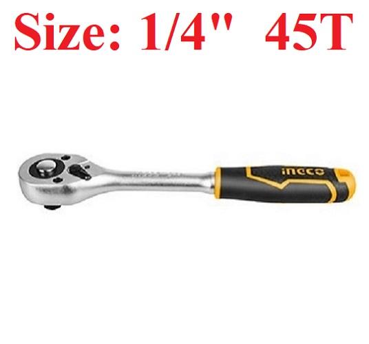 Cần siết 2 chiều (1/4 inch 45T) Ingco HRTH0814