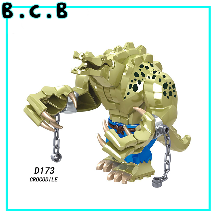 D173 - Đồ chơi lắp ráp minifigures nhân vật người khổng lồ cá sấu và Thanos - Crocodile DC Super Hero