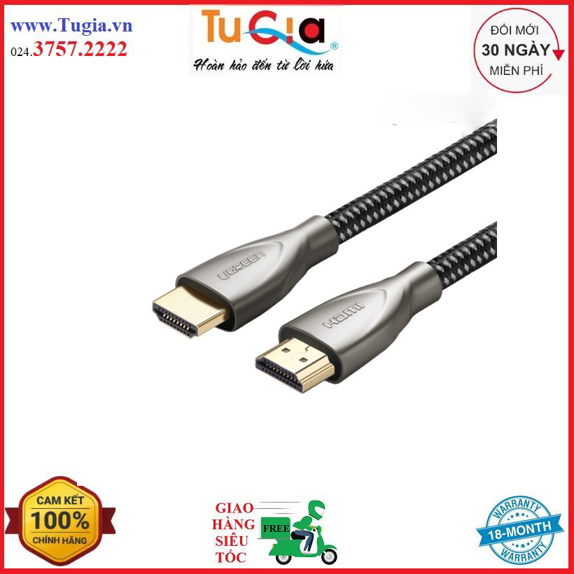 Cáp HDMI 2.0 Ugreen 50106 1m-Hàng Chính Hãng