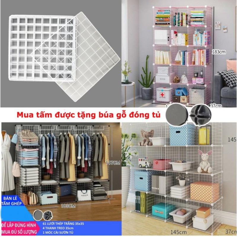 Khung Lưới Nghệ Thuật Treo Tranh, Tấm Lưới Lắp Gép Tủ, Chuồng Thú, Miếng Lắp Ghép Quây Chuồng Cho Thú Cưng , Dog Fence, Lưới Sắt, Nhà Cho Chó- Tấm Lẻ