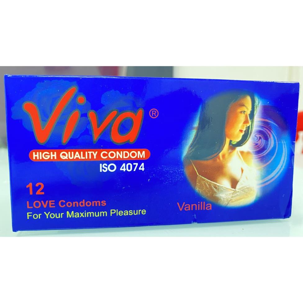 Bao cao su viva hộp 12 cái siêu mỏng