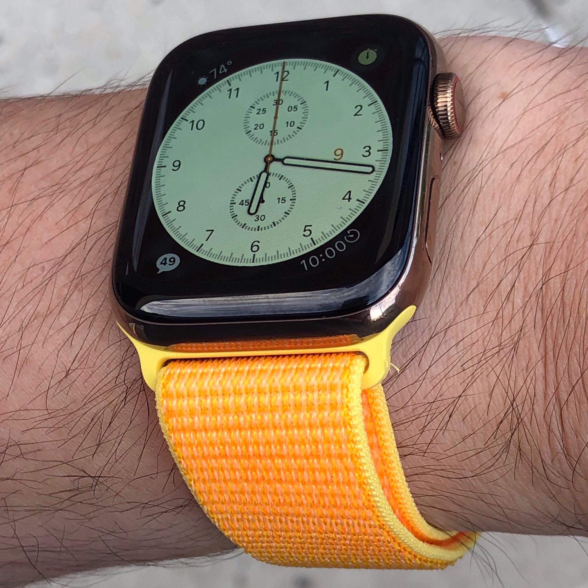 Dây Nylon Apple Watch Sport Loop Yellow (không kèm mặt đồng hồ)