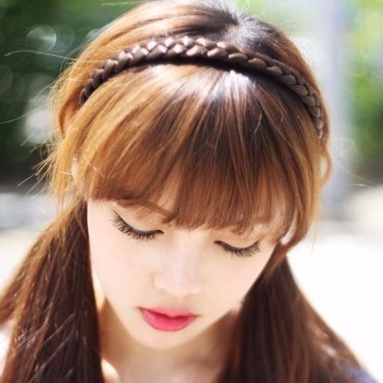 Cài tóc thắt bím nữ tính