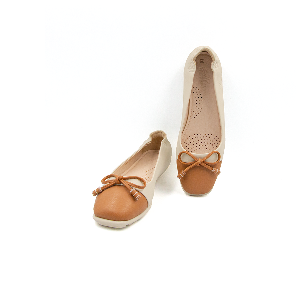 Hunting for a Sale in October | 30% Off Order 199K - Doll Shoes with Bow Tie Micro Leather Super Lightweight Tmw32302