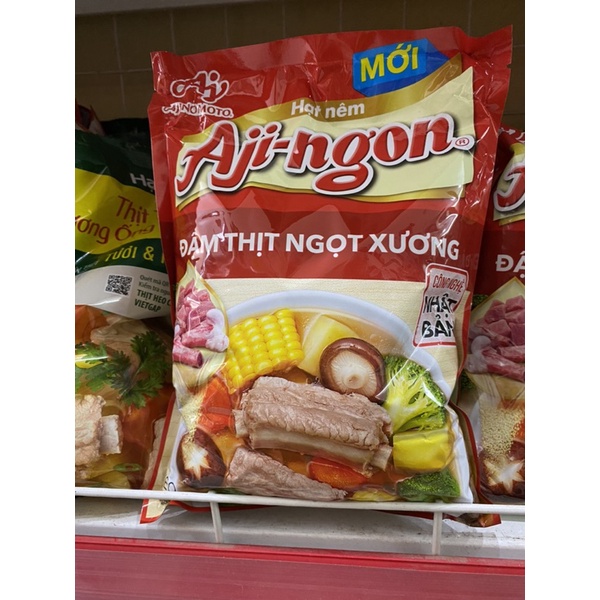 Hạt nêm Aji - ngon gói 900g ngon ngọt