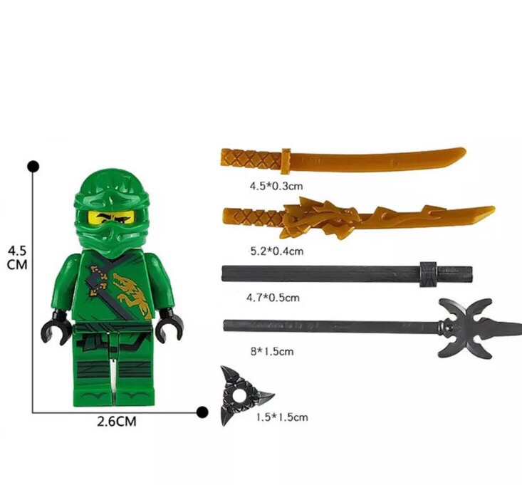 LEGO các nhân vật Ninja minifigures
